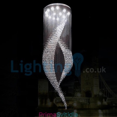 Moderní moderní lustr Závěsné svítidlo pro zapuštěnou montáž Crystal Rain Drop Light Moderní moderní lustr Závěsné svítidlo pro zapuštěnou montáž Crystal Rain Drop Light
