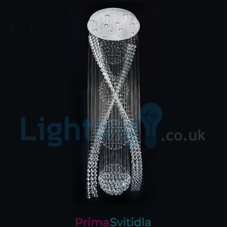 Moderní moderní lustr Závěsné svítidlo pro zapuštěnou montáž Crystal Rain Drop Light Moderní moderní lustr Závěsné svítidlo pro zapuštěnou montáž Crystal Rain Drop Light