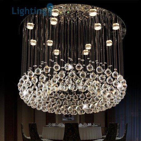 Křišťálový lustr Moderní luxusní duplexní stropní svítidlo Bird Nest Křišťálový lustr Moderní luxusní duplexní stropní svítidlo Bird Nest