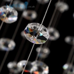 Křišťálový lustr Moderní luxusní duplexní stropní svítidlo Bird Nest