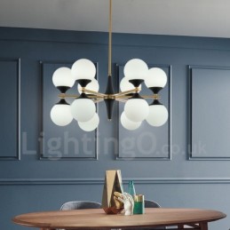 Nordic 12 žárovkové osvětlení Lustrová světla Magic Bean Lamp Kreativní lampy