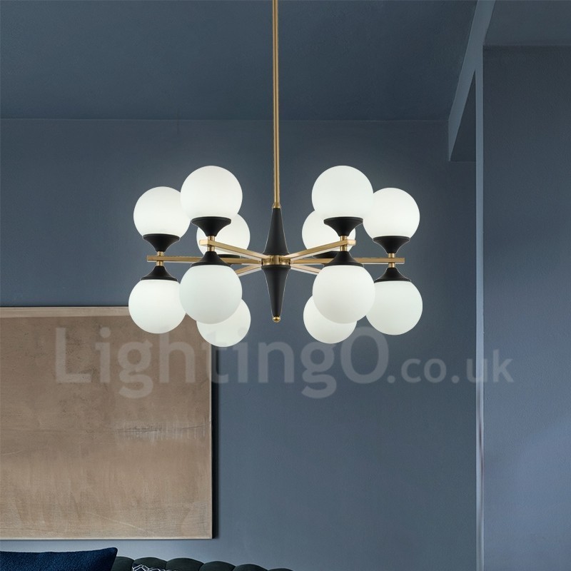 Nordic 12 žárovkové osvětlení Lustrová světla Magic Bean Lamp Kreativní lampy