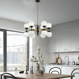 Nordic 12 žárovkové osvětlení Lustrová světla Magic Bean Lamp Kreativní lampy