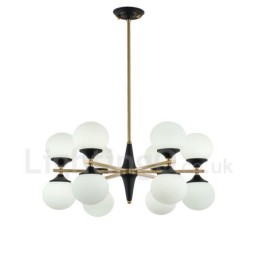 Nordic 12 žárovkové osvětlení Lustrová světla Magic Bean Lamp Kreativní lampy
