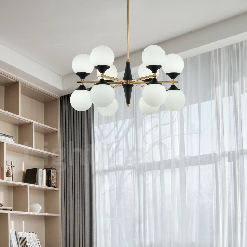 Nordic 12 žárovkové osvětlení Lustrová světla Magic Bean Lamp Kreativní lampy