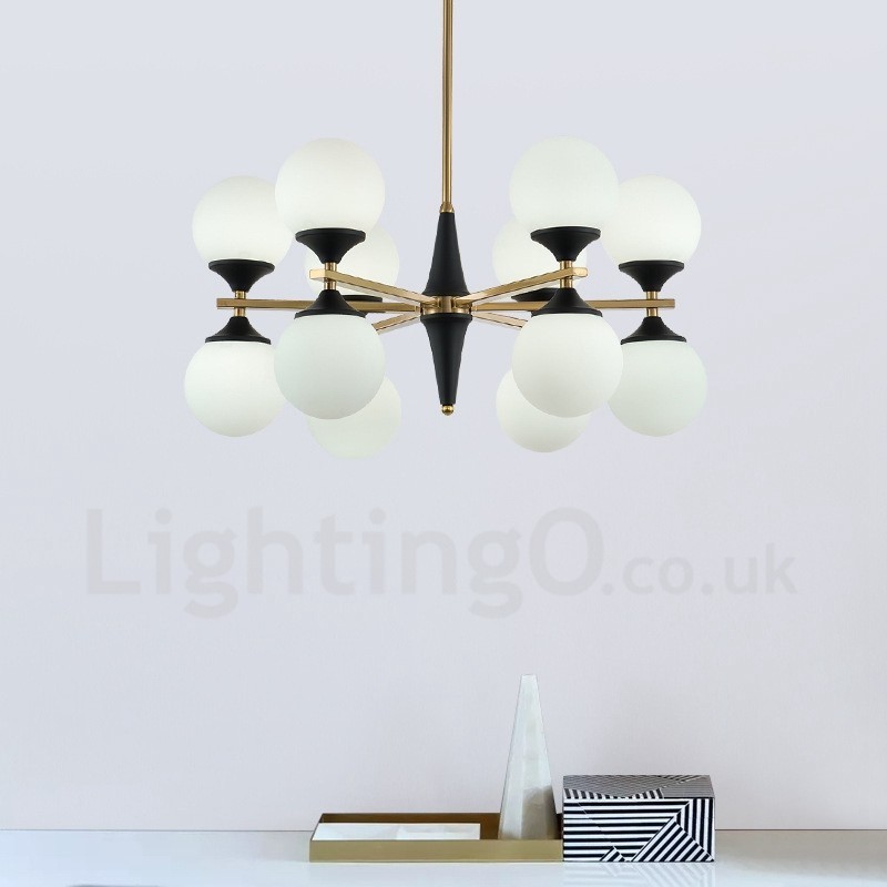 Nordic 12 žárovkové osvětlení Lustrová světla Magic Bean Lamp Kreativní lampy
