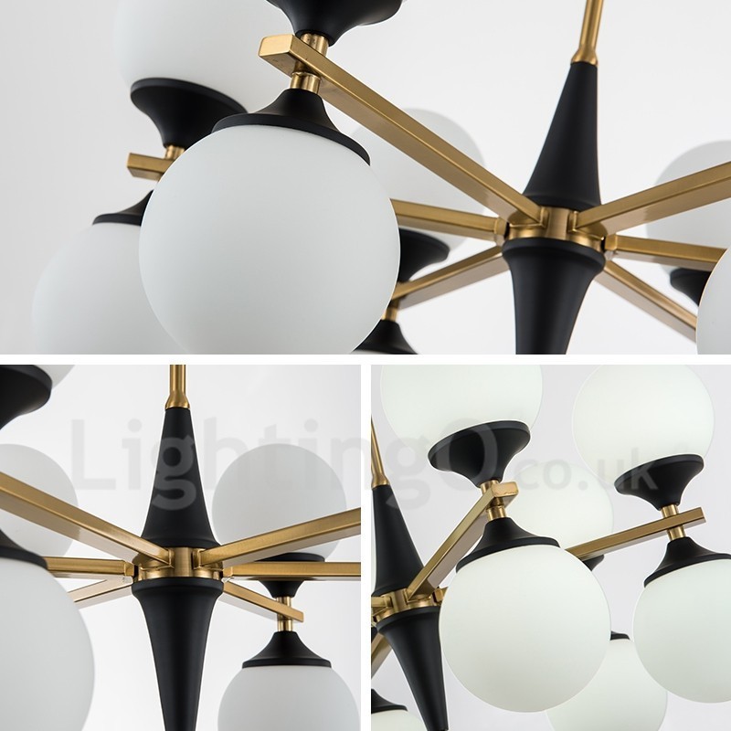 Nordic 12 žárovkové osvětlení Lustrová světla Magic Bean Lamp Kreativní lampy