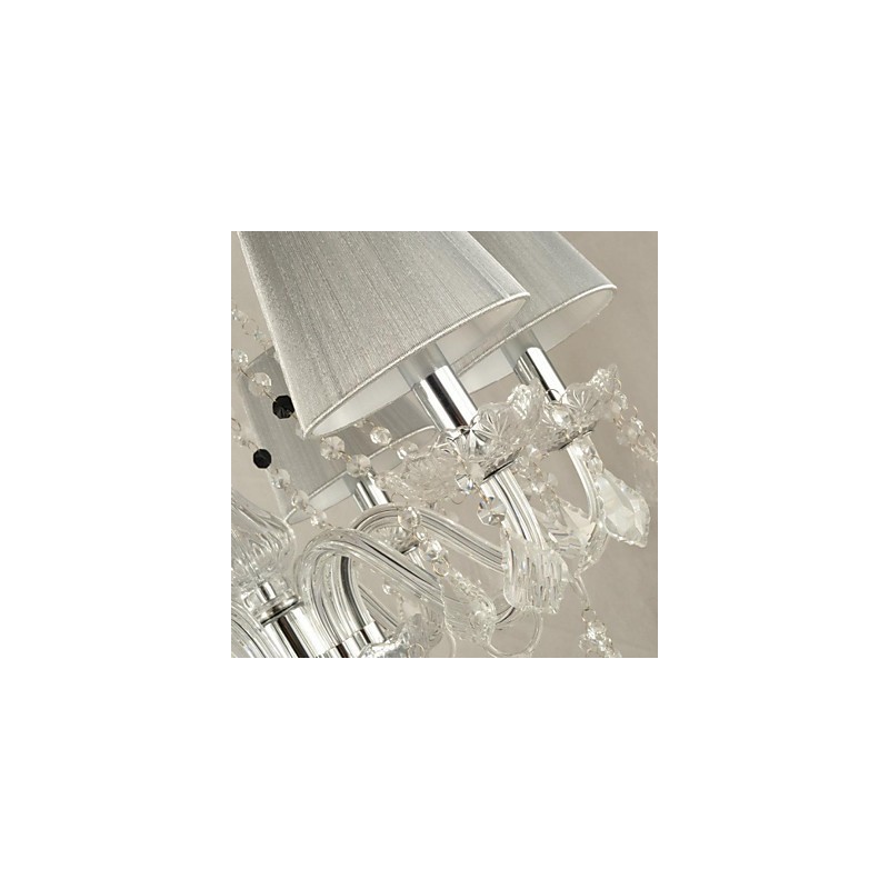 Lustr Crystal Luxury Modern 1 Tiers Living 6 Lights
