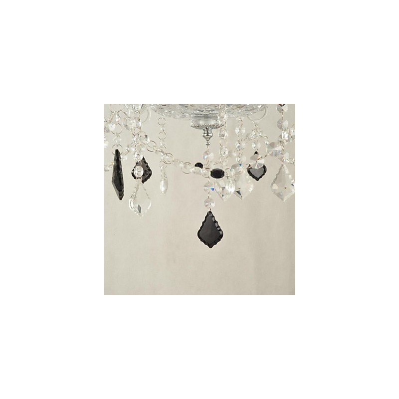 Lustr Crystal Luxury Modern 1 Tiers Living 6 Lights