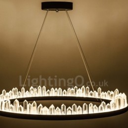 Křišťálový přívěsek Light Fashion Vynikající kruhový design