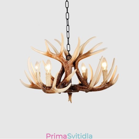 4 Lehký rustikální umělecký Retro Antler starožitný lustr 4 Lehký rustikální umělecký Retro Antler starožitný lustr