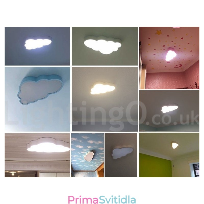 Ultra tenké mraky Stmívatelné Moderní Současný severský styl Stropní svítidla s akrylovým stínidlem s dálkovým ovládáním Lze použít také jako nástěnné svítidlo