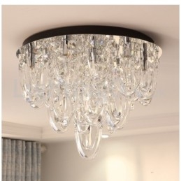 Luxusní křišťálové zapuštěné stropní svítidlo Post Moderní lampa