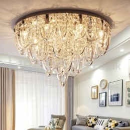 Luxusní křišťálové zapuštěné stropní svítidlo Post Moderní lampa
