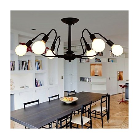 Loft American Vintage stropní světlo Módní světla Světla Železná stropní lampa Loft American Vintage stropní světlo Módní světla Světla Železná stropní lampa