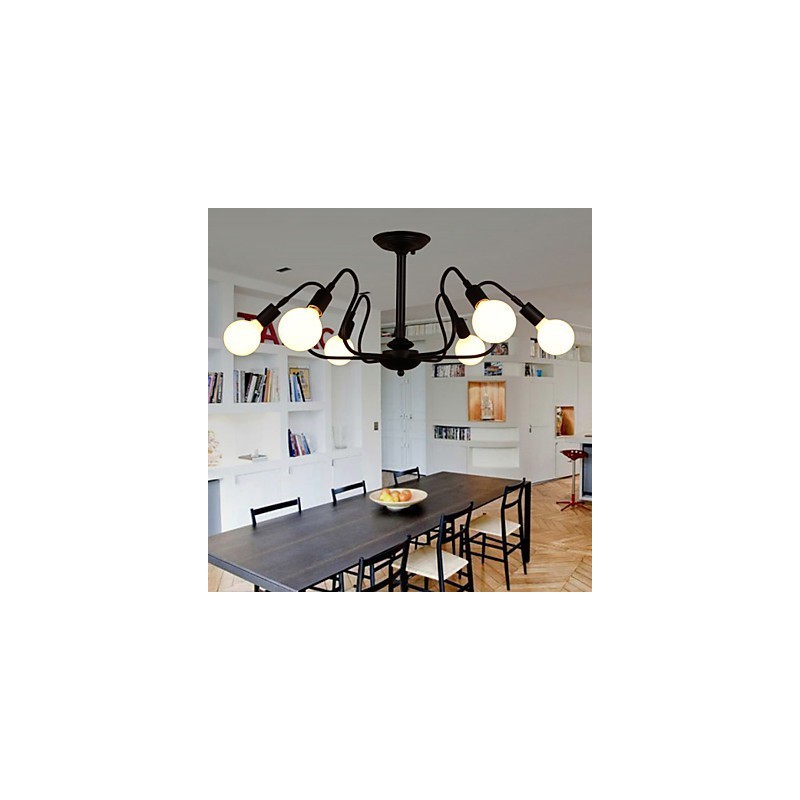 Loft American Vintage stropní světlo Módní světla Světla Železná stropní lampa