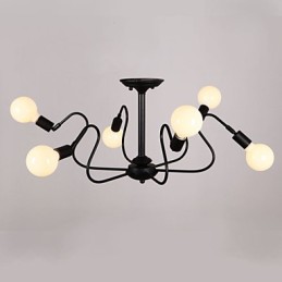 Loft American Vintage stropní světlo Módní světla Světla Železná stropní lampa