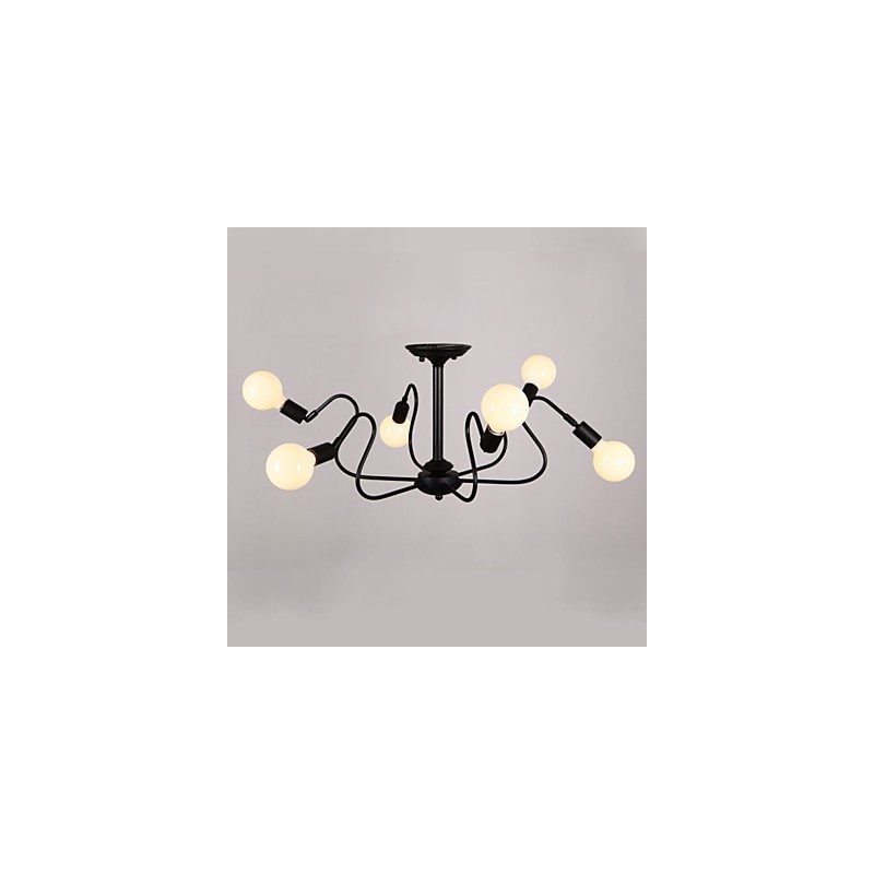 Loft American Vintage stropní světlo Módní světla Světla Železná stropní lampa