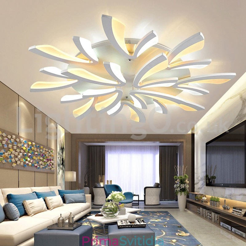 Nejnovější 12 světel Elegantní moderní zapuštěná stropní svítidla