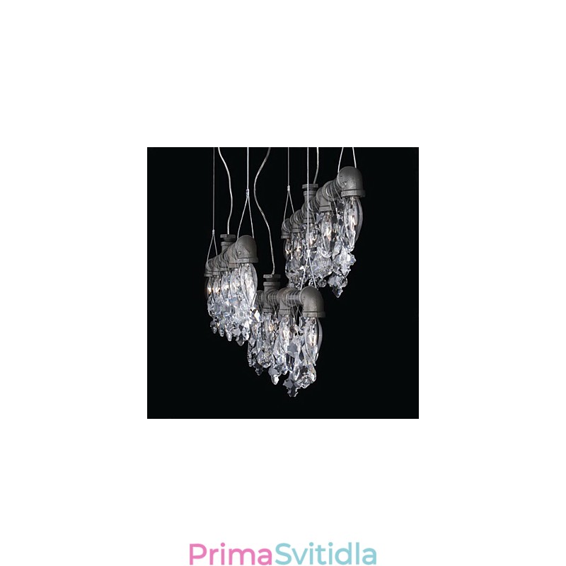 Světelný lustr v severoamerickém stylu Creative 5 v designu potrubí