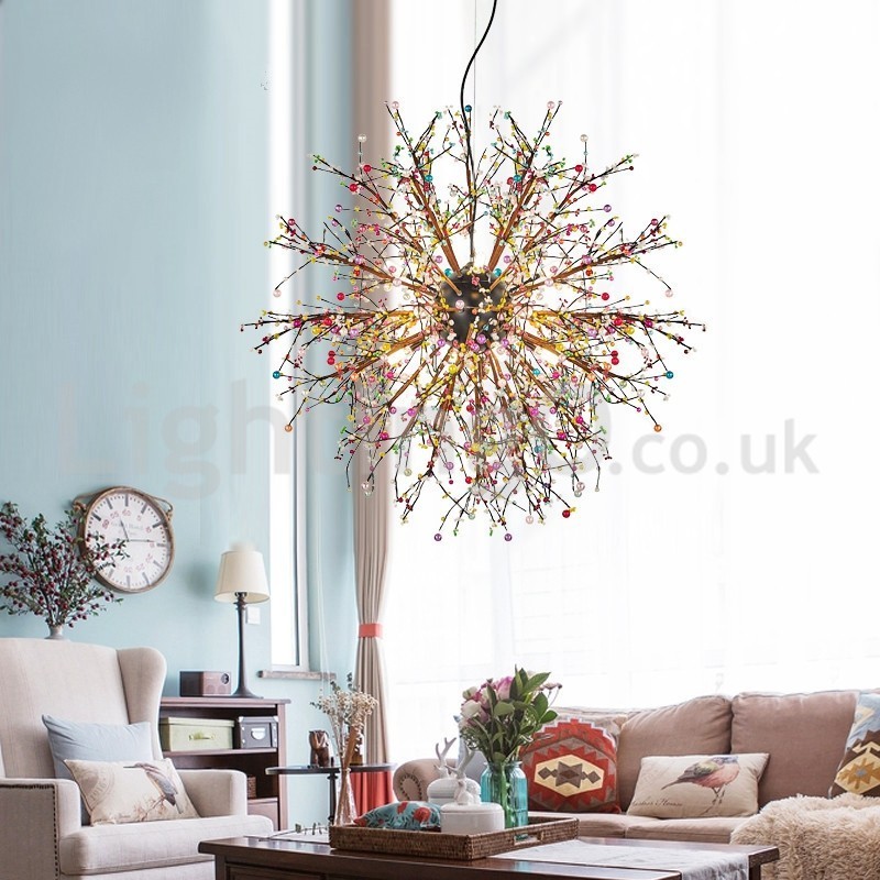 Lustr Nordic Dandelion Barevný lustr