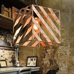 Retro Iron Lamp Moderní minimalistický lustr v průmyslovém stylu