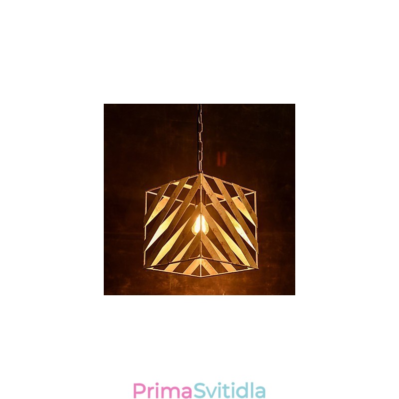 Retro Iron Lamp Moderní minimalistický lustr v průmyslovém stylu