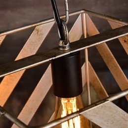 Retro Iron Lamp Moderní minimalistický lustr v průmyslovém stylu