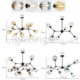 Kavárna Nordic Postmodern Molecular Magic Bean Lustr
