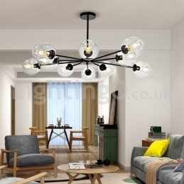 Nordic Postmodern Molecular Lustr Kavárna Magic Bean Chandelier