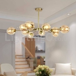 Nordic Postmodern Molecular Lustr Kavárna Magic Bean Chandelier
