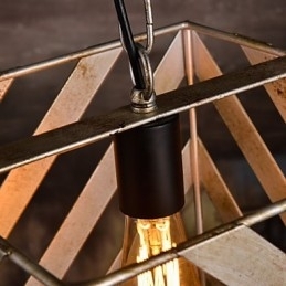 Retro Iron Lamp Moderní minimalistický lustr v průmyslovém stylu