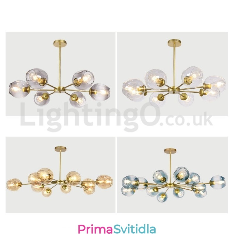 Nordic Postmodern Molecular Lustr Kavárna Magic Bean Chandelier
