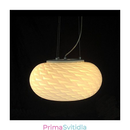 Moderní minimalistická vyřezávaná mléčně bílá lustrová lampa Moderní minimalistická vyřezávaná mléčně bílá lustrová lampa