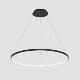 Stmívatelné závěsné svítidlo o průměru 63W a průměru 100CM s moderním designovým prstenem