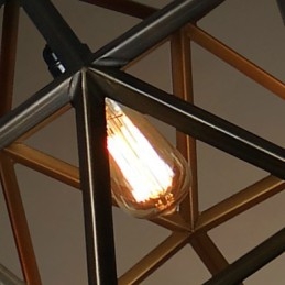 Rustikální Lodge Vintage kovový lustr