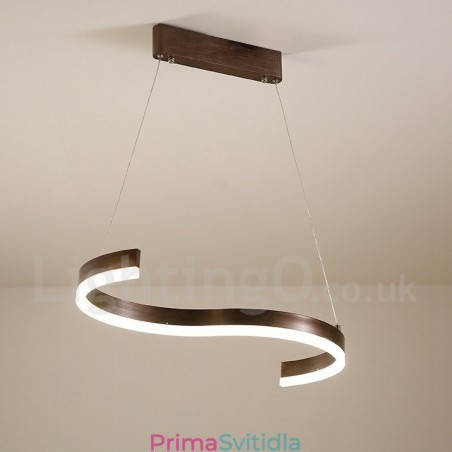 Stmívatelné lineární závěsné světlo s dálkovým ovládáním v moderním designu Stmívatelné lineární závěsné světlo s dálkovým ovládáním v moderním designu