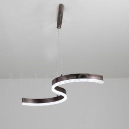 Stmívatelné lineární závěsné světlo s dálkovým ovládáním v moderním designu