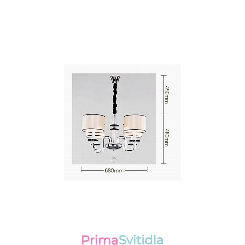 Moderní minimalistické lustrové svítidlo Umělecký křišťálový lustr