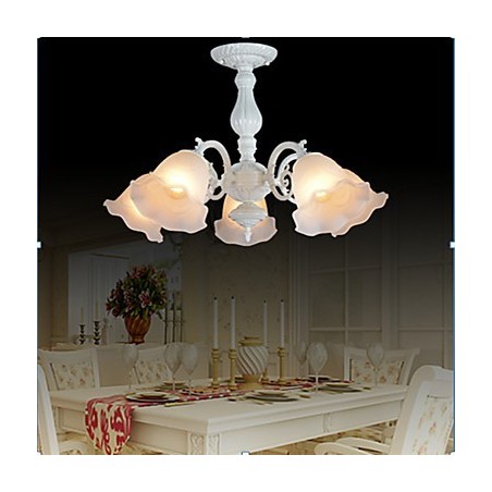 Zapuštěná montáž Five Lights White European Retro Classic Zapuštěná montáž Five Lights White European Retro Classic