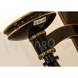 Pure Brass luxusní rustikální retro vintage mosazný kamenný závěsný svíčkový lustr se skleněnými stínidly