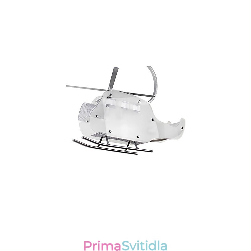 Jednoduchá dětská lampa Cartoon Glass Helicopter lamp