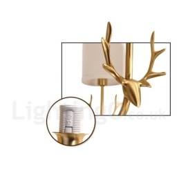 Pure Brass luxusní rustikální retro vintage mosazný závěsný svíčkový lustr s látkovými stínidly