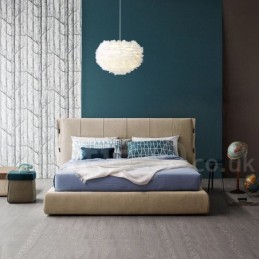 Vícebarevný lustr z peří moderní moderní závěsné světlo
