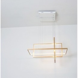 Stmívatelné lineární závěsné svítidlo s dálkovým ovládáním Ambient Light Lakované povrchy hliník Moderní design