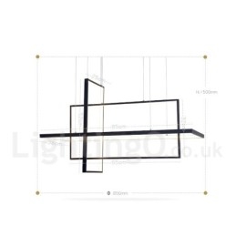 Stmívatelné lineární závěsné svítidlo s dálkovým ovládáním Ambient Light Lakované povrchy hliník Moderní design