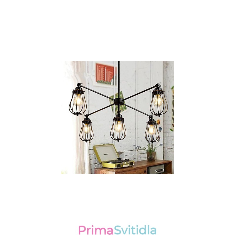 Lustr Mini styl moderní současný kov