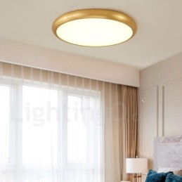 Ultratenká stmívatelná moderní moderní severský styl mosazná zapuštěná stropní svítidla s akrylovým stínidlem lze také použít jako nástěnné svítidlo