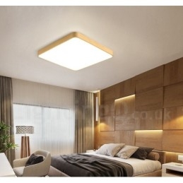 Ultratenká čtvercová stmívatelná moderní moderní severský styl mosazná zapuštěná stropní svítidla s akrylovým stínidlem lze také použít jako nástěnné svítidlo