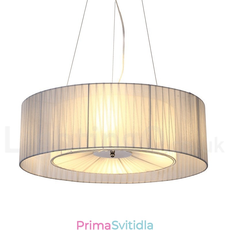 Drum 4 Light závěsné moderní světlo s látkovým stínidlem